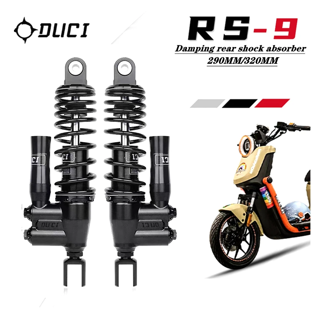 

290mm 320mm Motorcycle Invert Rear Damping Shock Absorber Universal For Yamaha Cygnus-X RSZ NIU N1S U+B UQi+ Ninebot E80C N85C