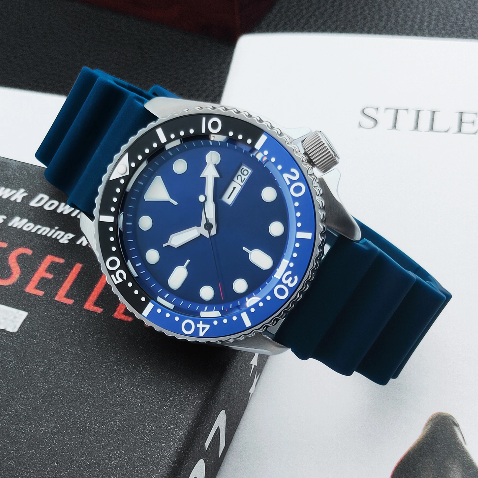 CORGEUT – montre de plongée Vintage pour hommes, mécanique, étanche à 100M, lumineuse, mouvement automatique NH36, en acier