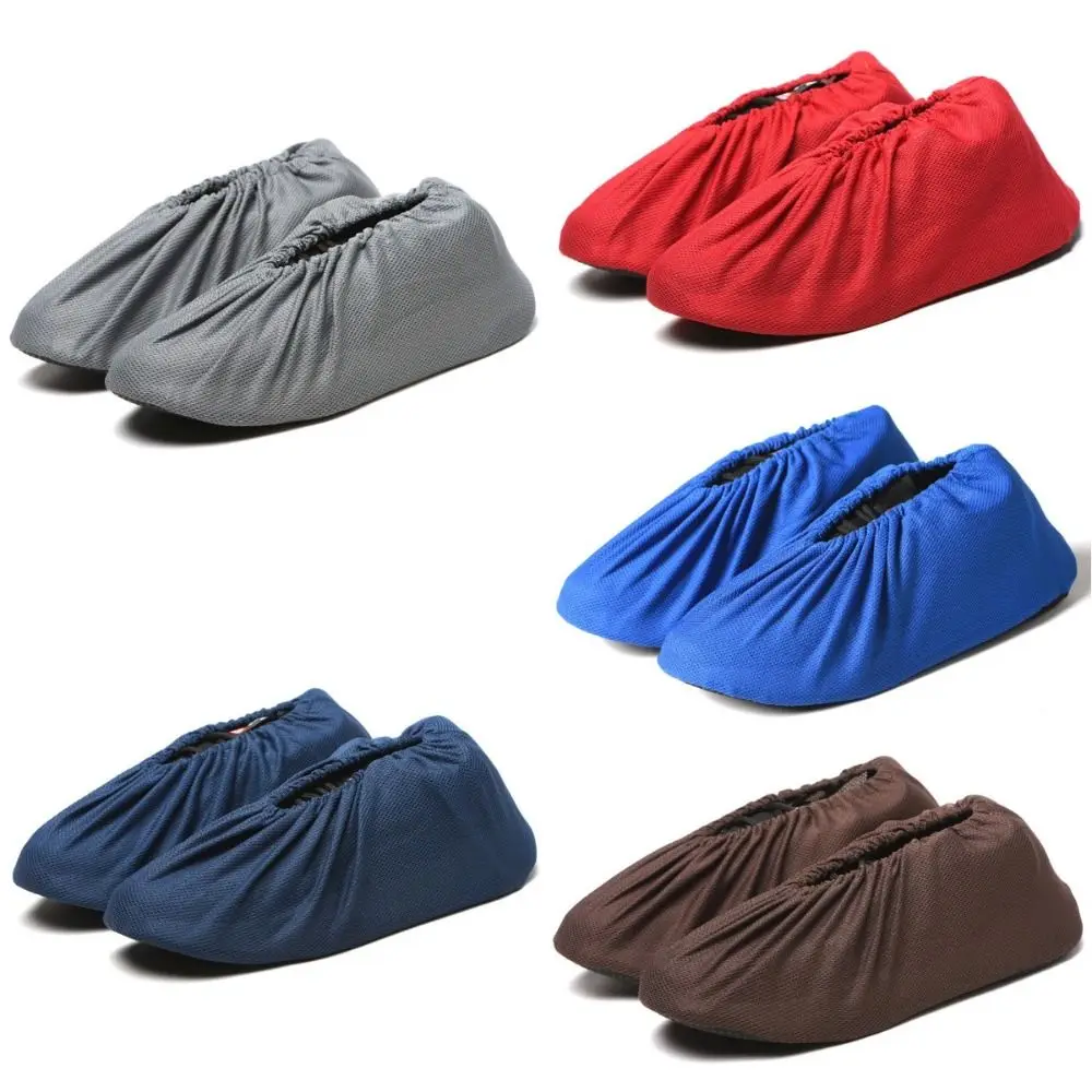 3 Pairs Durable Reusable Shoe Covers Non-slip Washable Shoes Protectors Elasticity Breathable Mesh Booties Cover Household