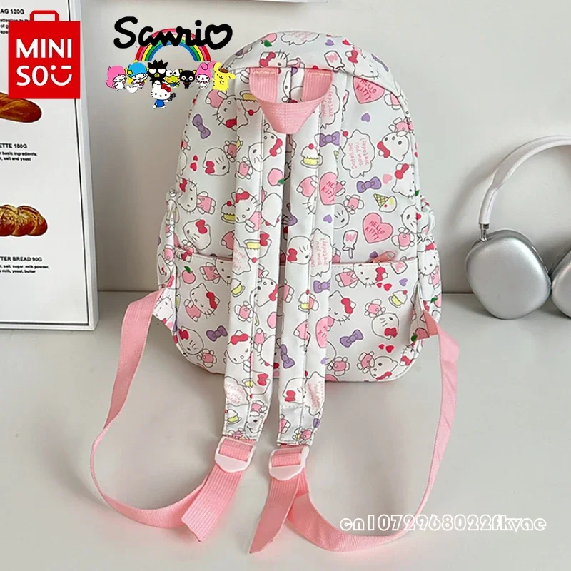 Sanrio New Women's Backpack Fashionable High Quality Girls' Travel Backpack Cartoon Versatile Large Capacity Student Backpack