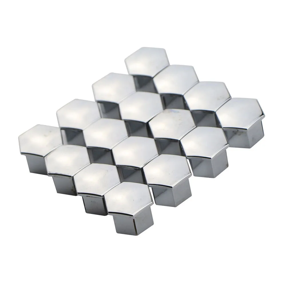 16PCS Wheel Screw Caps for Peugeot 208 E208 2020 2021 2022 2023 2024 Model Auto Interior Decoration Hub Cover Accessories