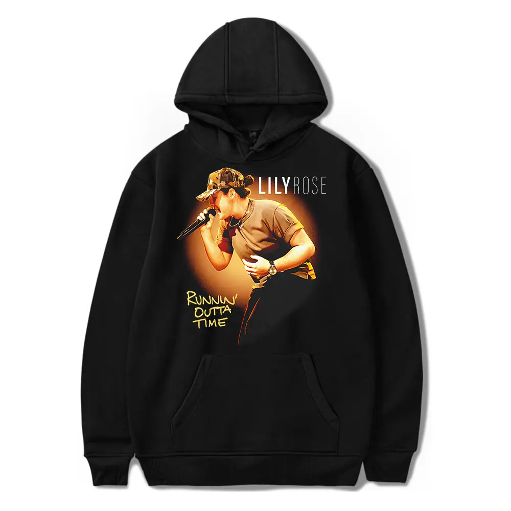 

Lily Rose Sweatshirt Vintage 90s Hoodie Unisex Hip-hop Streetwear Sweatshirt Spring and Autumn