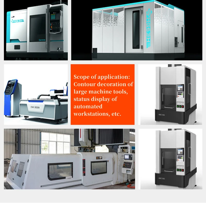 1 шт. светодиодный трехцветный светильник в 1 акустооптический сигнальный светильник, сигнализация 24 В, светодиодный цилиндрический предупреждающий светильник для промышленного применения