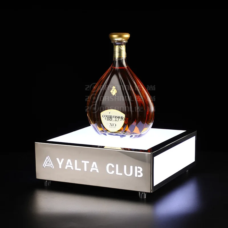 

Барное сиденье для вина, стол для дисплея KTV, основание из нержавеющей стали, светящаяся стойка, держатель XO, иностранное сиденье