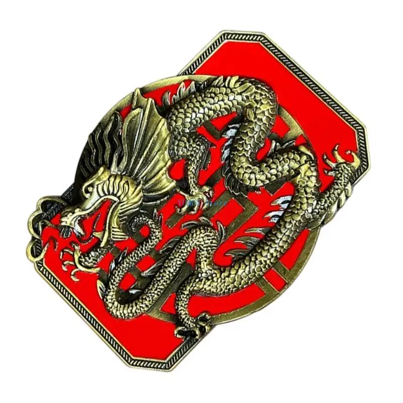 D0UD مشبك بديل للحزام على الطراز الصيني الكلاسيكي للمراهقين البالغين، حزام DIY للجنسين