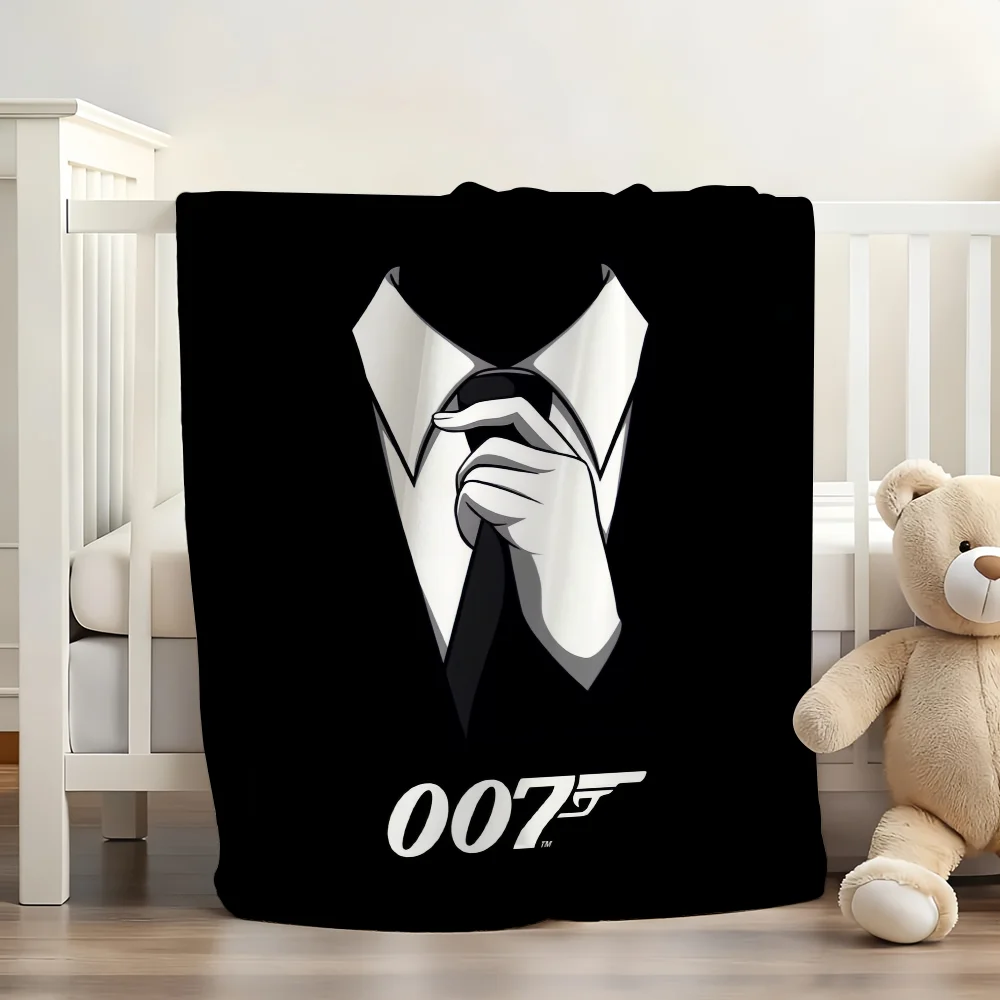 British Legend J-James B-Bond 007 Blanket Soft and Skin Friendly For Couch Bed Napping Bedspread All Seasons Comforter