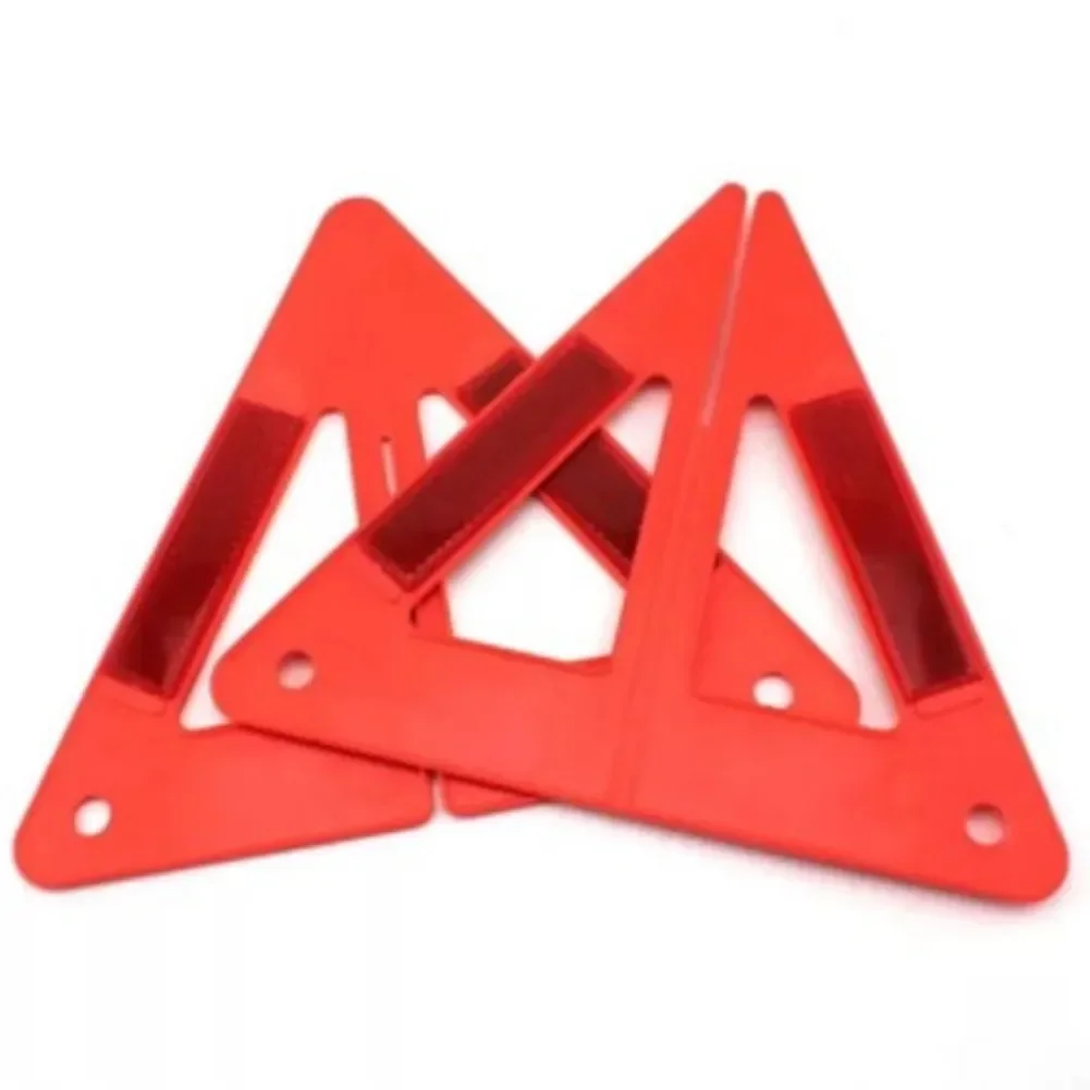 Car Emergency Breakdown Warning Triangle Red Reflective Safety Triangle Warning Sign Stop Sign Reflector NEW