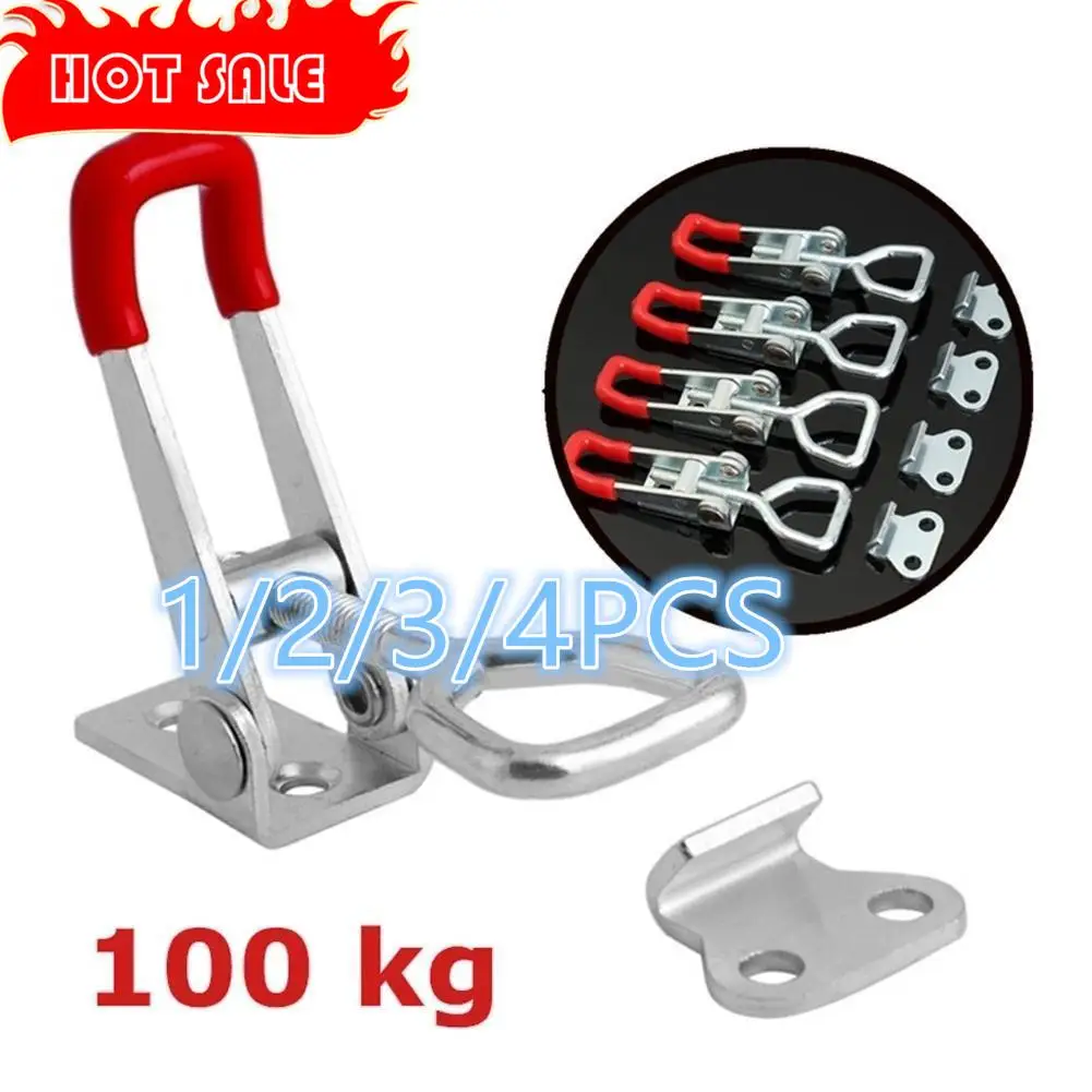 Metal ajustável Toggle Latch Catch Clasp, braçadeira de liberação rápida, Anti-Slip Push Pull, Ferramentas Case Toolbox, 1 Pc, 2 Pcs, 3 Pcs, 4Pcs