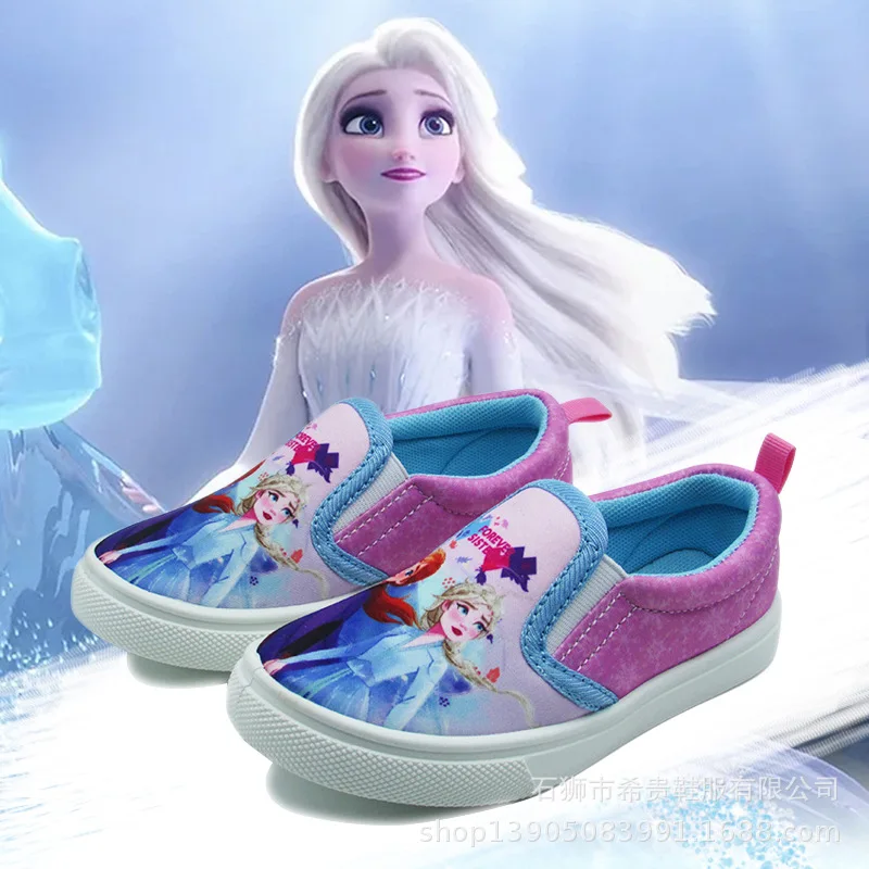 

Disney Cartoon Frozen Children Canvas Shoes Boys Girls Kindergarten Casual Shoes Anime Canvas Shoes Birthday Gifts