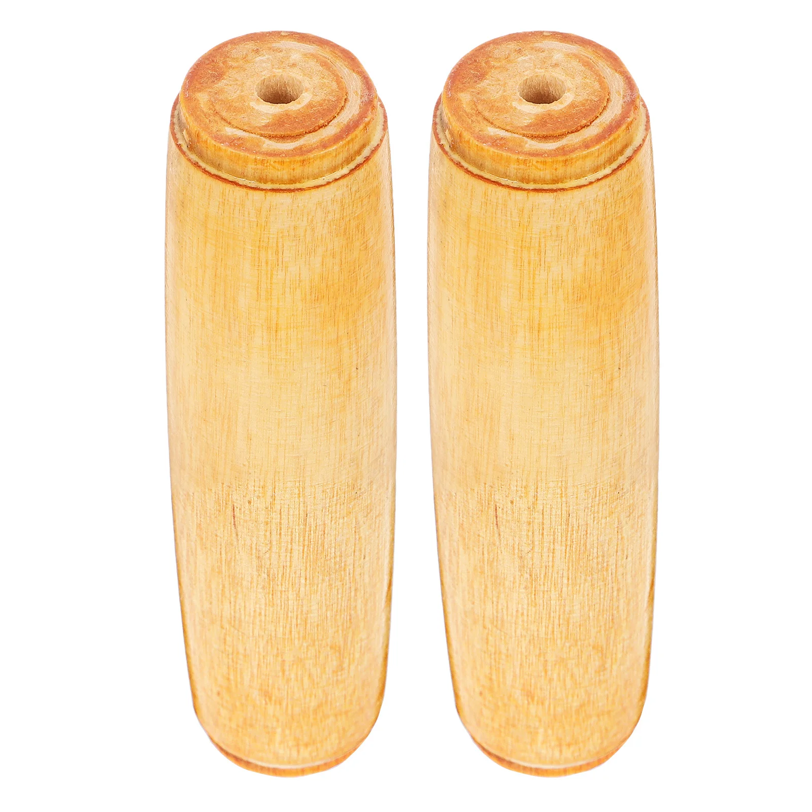 

2Pcs Wooden File Handle Ergonomic Replacement Sturdy Grip Universal Hole Multipurpose Cutter for Woodworking Craft