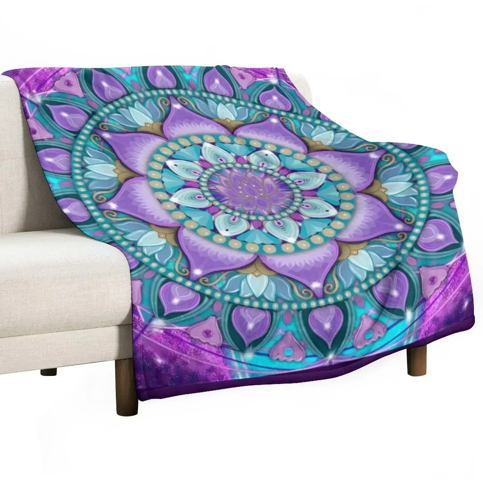 

Mandala-relax Throw Blanket Flannel Fabric Tourist Stuffeds Blankets