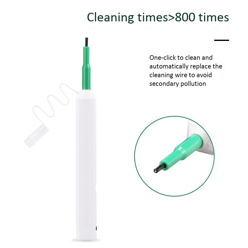 SC Fiber Cleaning Pen Fiber Cleaning Device met één klik Fiber End Face Cleaning Pen 2,5 mm