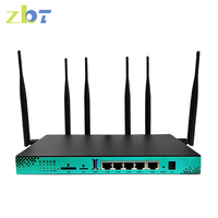 ZBT 4G 5G Router SIM Card 1200Mbps Dual Bands 2.4G 5.0G WiFi 4 LAN WAN USB3.0 256MB 16MB Openwrt Firmware 6*High Gain Antenna