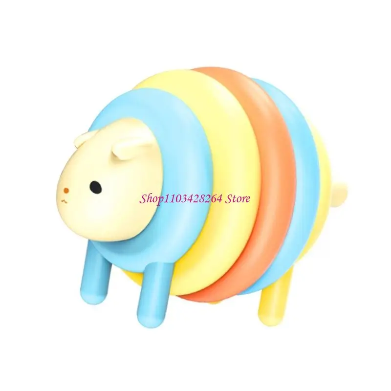  Colorful Animal Rainbow Stacker Toy For Kids Encouraging Interactive Play And Building Essential Motor Skills