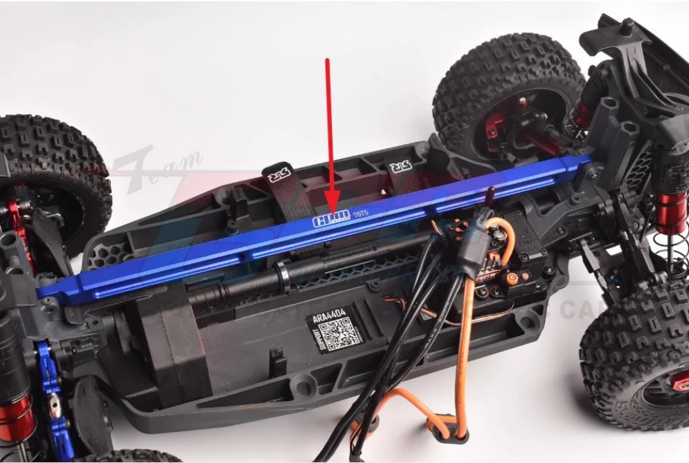 Aluminum Chassis Frame Support bar fit Arrma Mojave 4X4 4S BLX Desert Truck 1/8 RC Car Option part