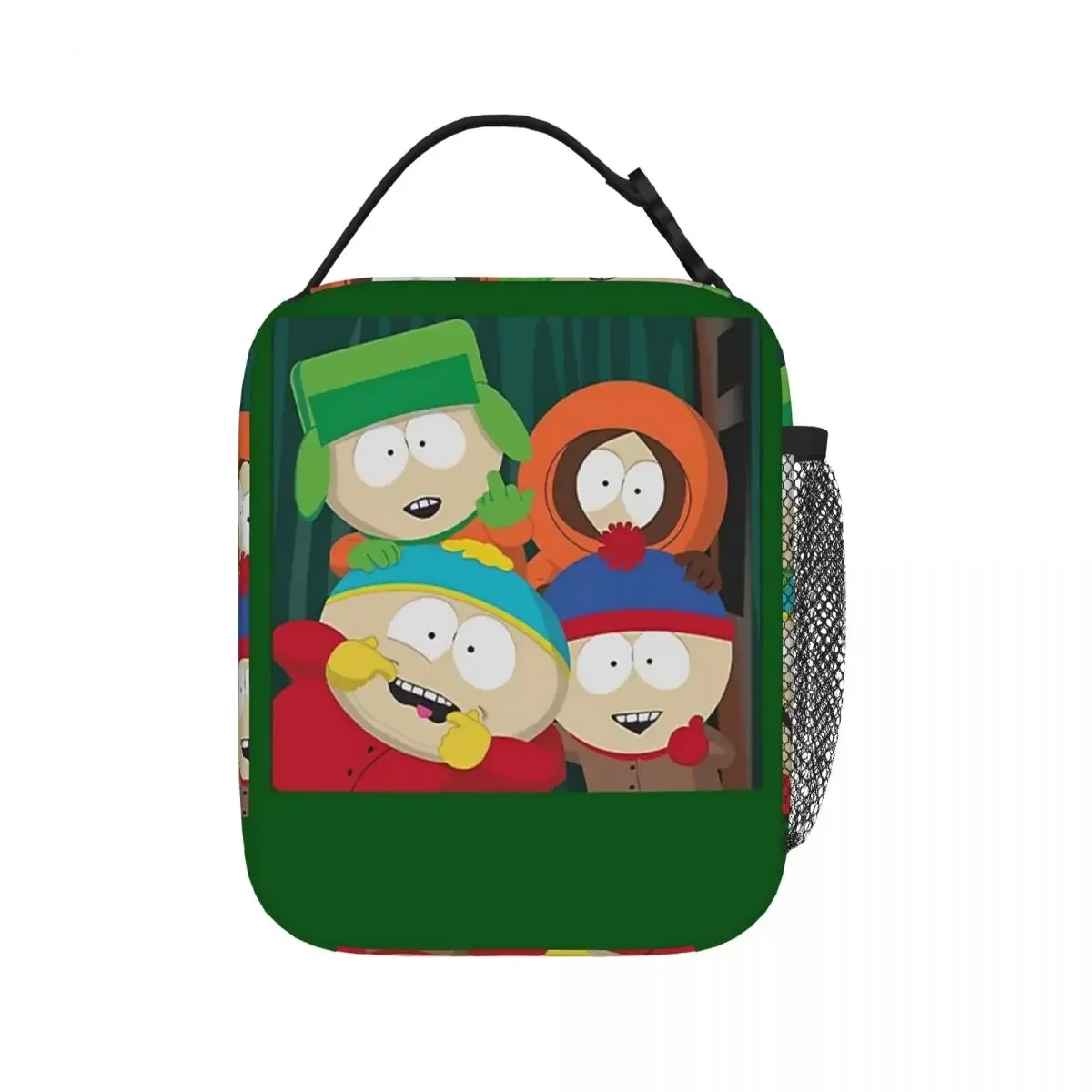 Southpark Boys Cartoon Anime Lunch Bags Insulated Lunch Tote Waterproof Bento Box Leakproof Picnic Bags for Woman Work Kids