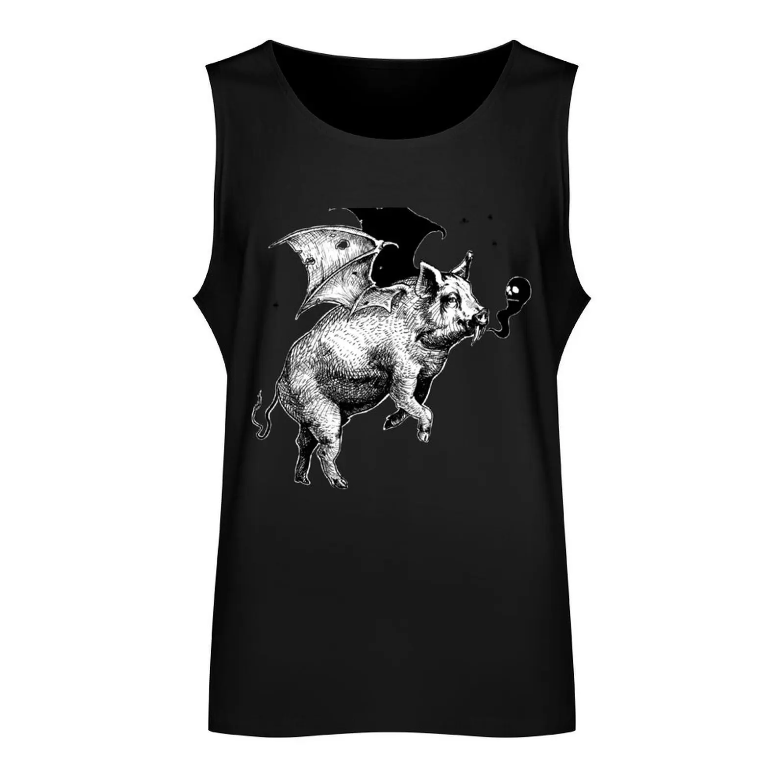 Vampire Boar Tank Top Men's gym clothing gym men gym wear men