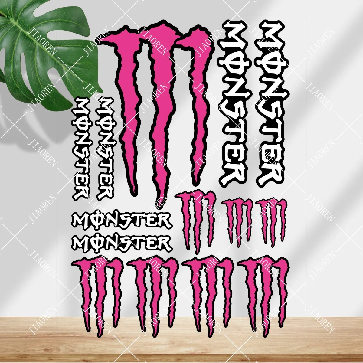 

Рождественская наклейка Monster Energy с логотипом, мотоциклетный бак, шлем, автомобильный велосипед, светоотражающая наклейка, комплект для YAMAHA Kawasaki Suzuki HONDA # 3