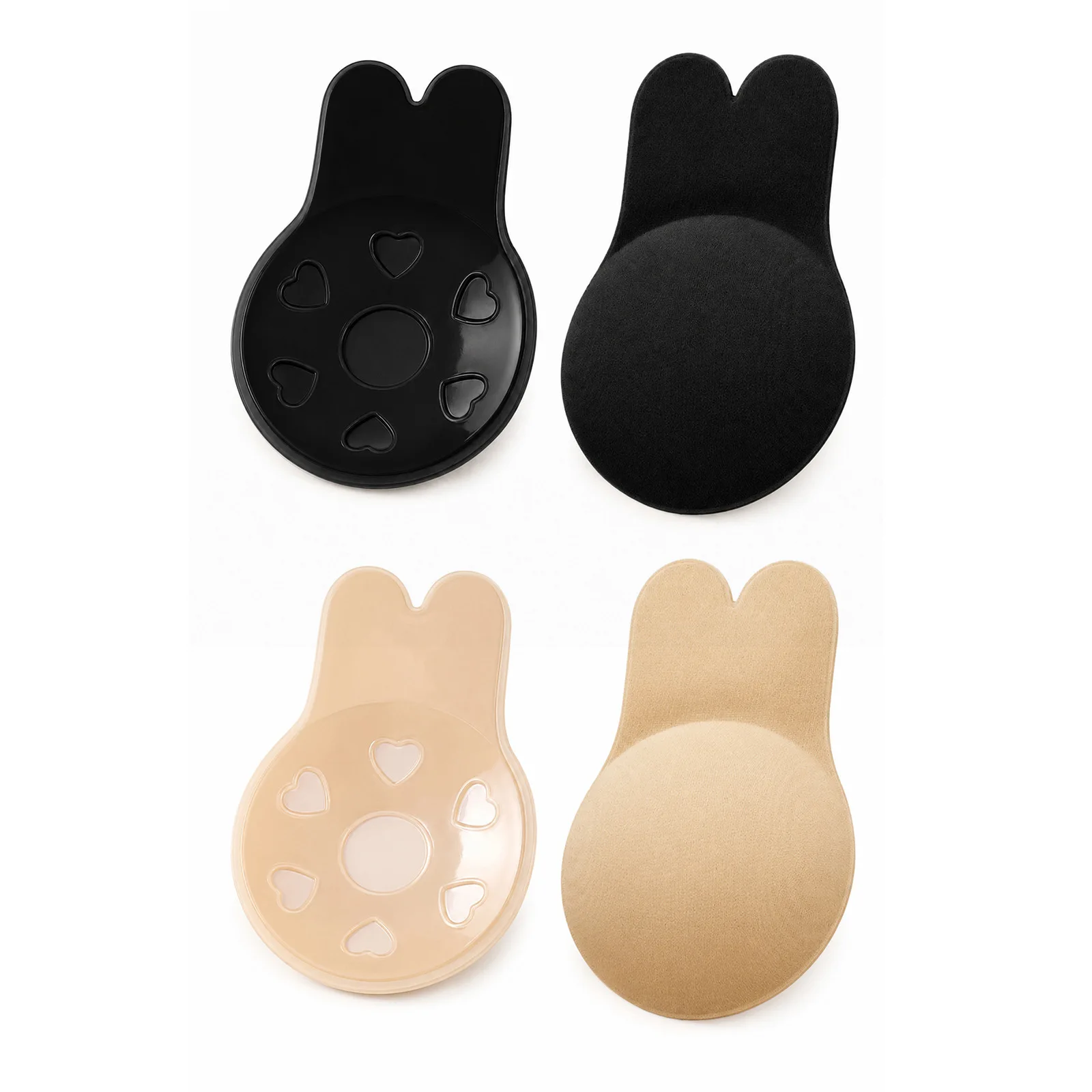 Rabbit Ear Invisible Nipple Covers, Breathable Anti-Slip Silicone Breast Lift Tape, Seamless Comfort Fit Pasties view 5