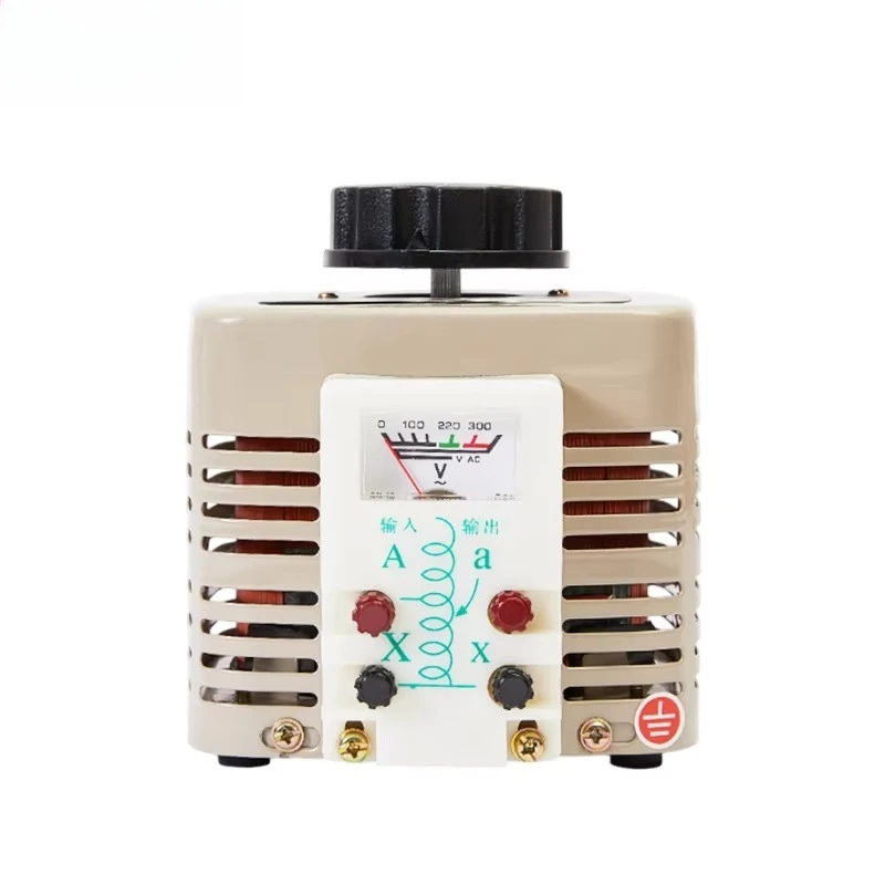 محول تلقائي متغير أحادي الطور 220 فولت سلسلة TDGC2 500VA-30KVA - لفائف نحاسية نقية بإخراج 0-300 فولت قابلة للتعديل