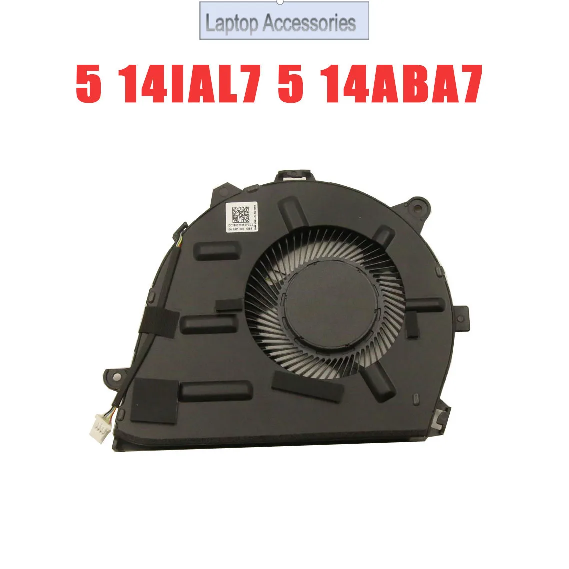 HJ Laptop CPU Cooling Fan For Lenovo For IdeaPad 5 14IAL7 5 14ABA7 5F10S13993 5F10S13994 DC5V 0.5A