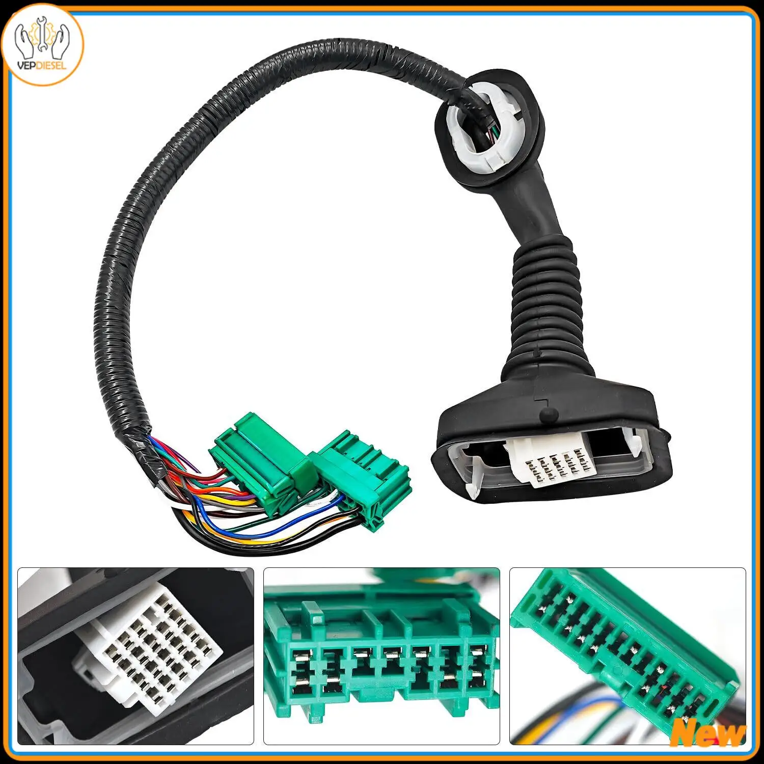 

1pc New Door Sub Wire Harness Left Side 32757-STX-A01 For 2007-2013 MDX Base Sport Utility 4-Door 3.7L Direct Replacement