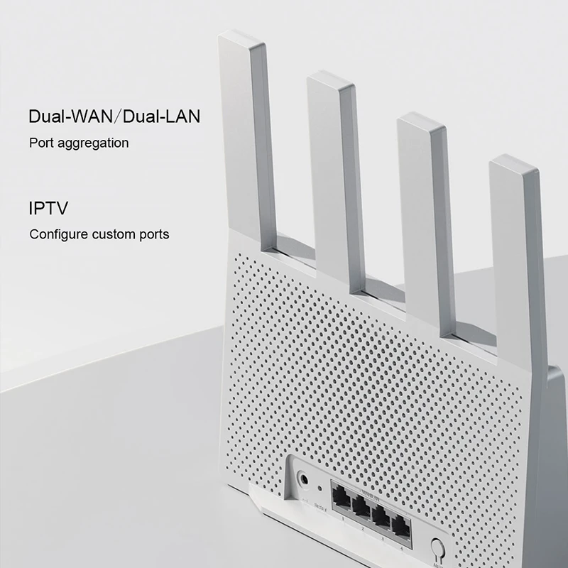 XIAOMI MIJIA Router BE3600، WiFi 7 معالج Qualcomm رباعي النواة ثنائي النطاق، 3570 ميجابت في الثانية Dual WAN LAN VPN، الإصدار الصيني مع محول