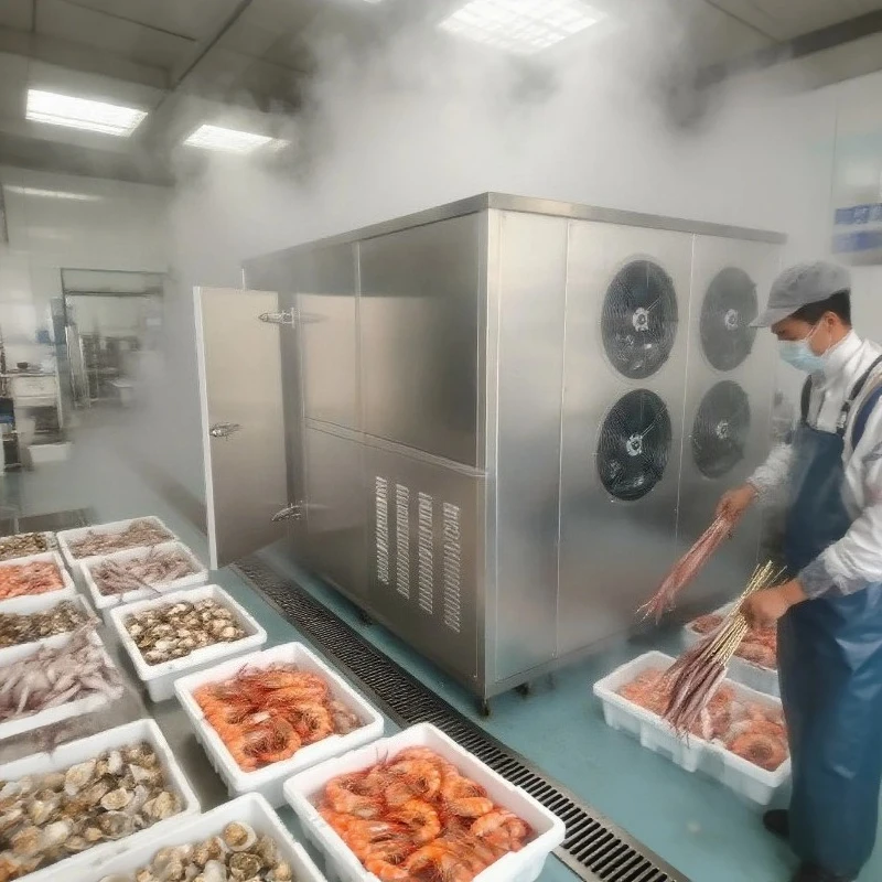 High Quality Walk-in Deep Freezer Cold Room Seafood Cooler Storage Refrigeration Cooling System with Motor Direct China Factory