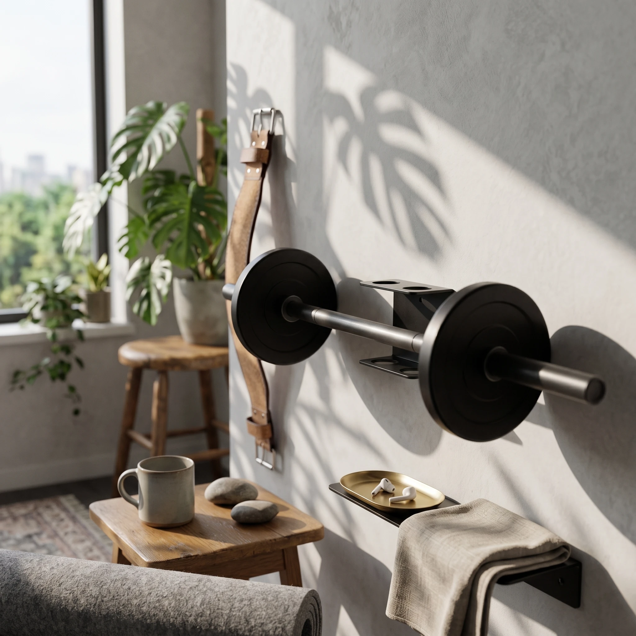support-mural-compact-pour-barre-de-musculation-support-de-barre-fin-equipement-de-gym-revetement-en-poudre