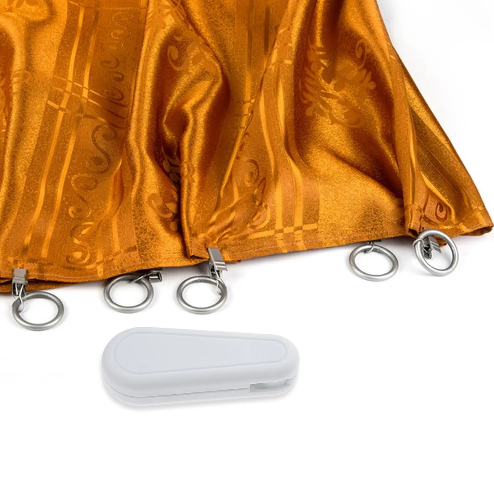6pcs Beaded Curtain Chain Weights for Roller Blinds – Plastic Pull String Holders with Enhanced Gravity