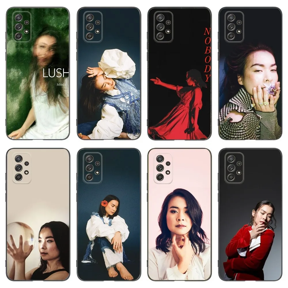 Hip Hop Singer M-Mitski Phone Case For Samsung Galaxy A13,A21s,A22,A31,A32,A52,A53,A71,A80,A91 Soft Black Phone Cover