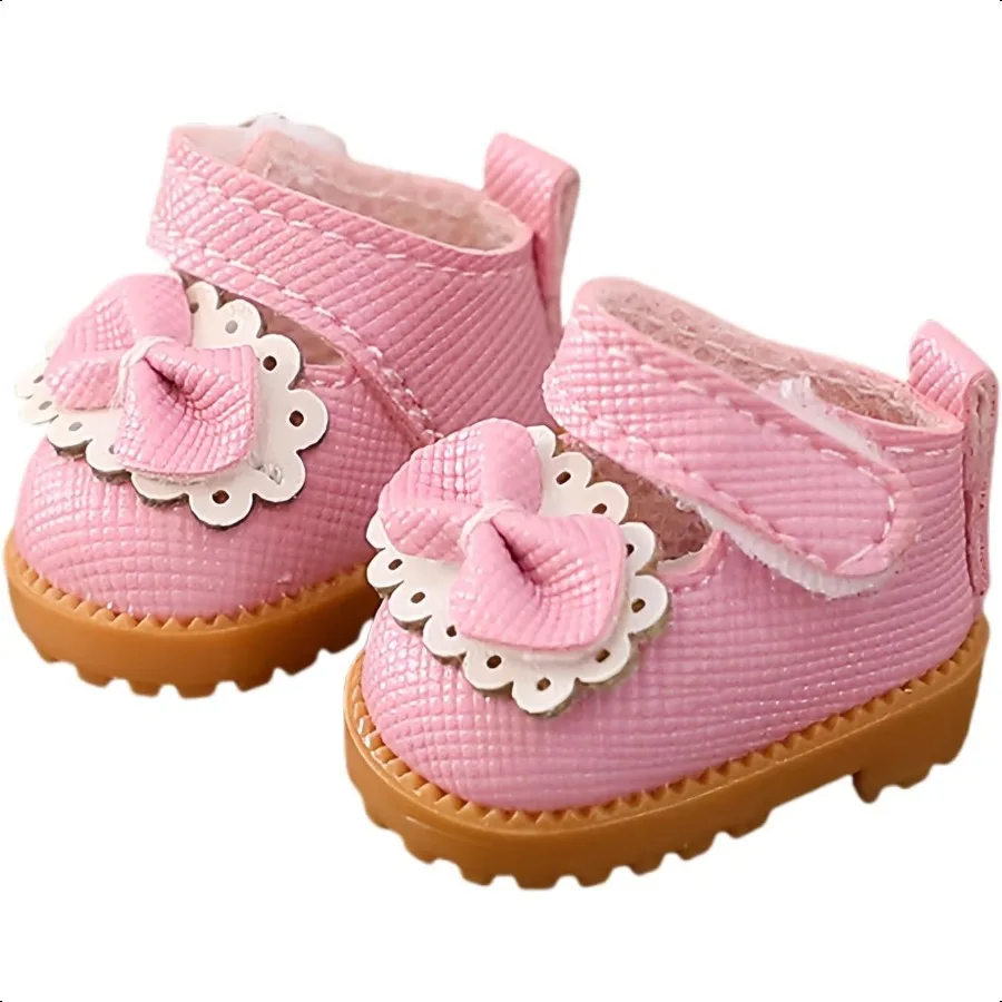 

Doll Shoes for 17 Cm Lububu Ropa para lulububu Doll Pink Shoes Accories No Doll B Pink Shoes