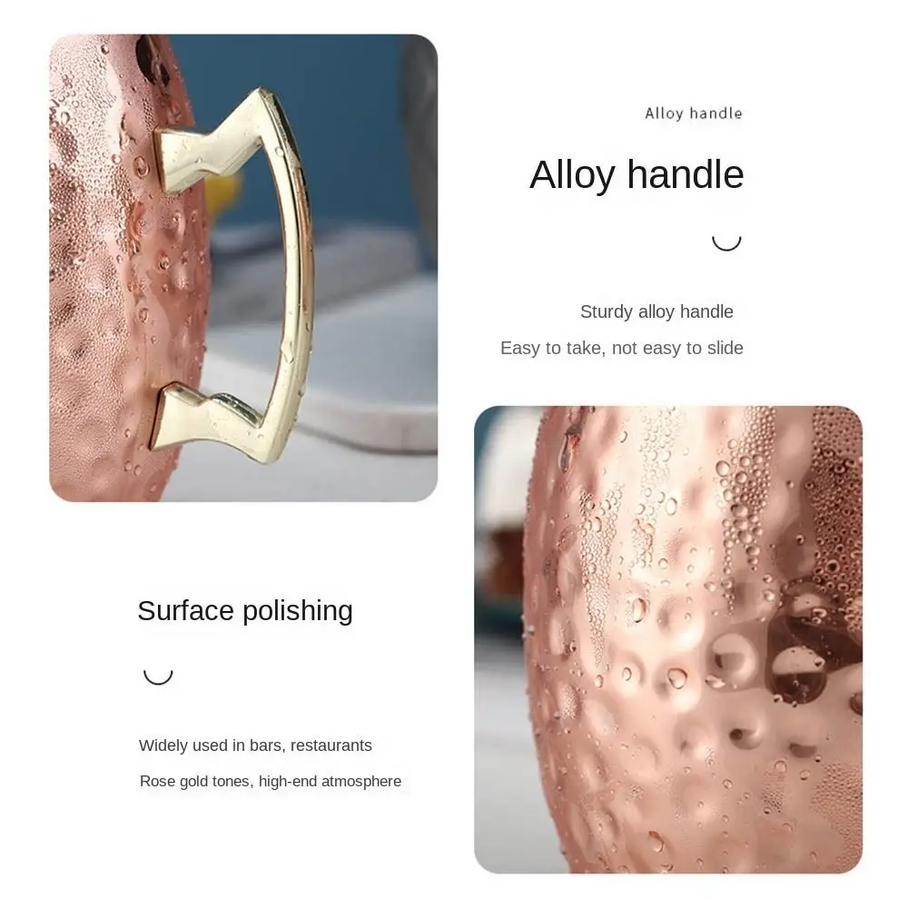 500 مللي كوب نحاسي نقي موسكو البغل سميكة موسكو البغل أكواب يدويا السلس إنهاء القدح كوب البغال الكوكتيلات القهوة البيرة