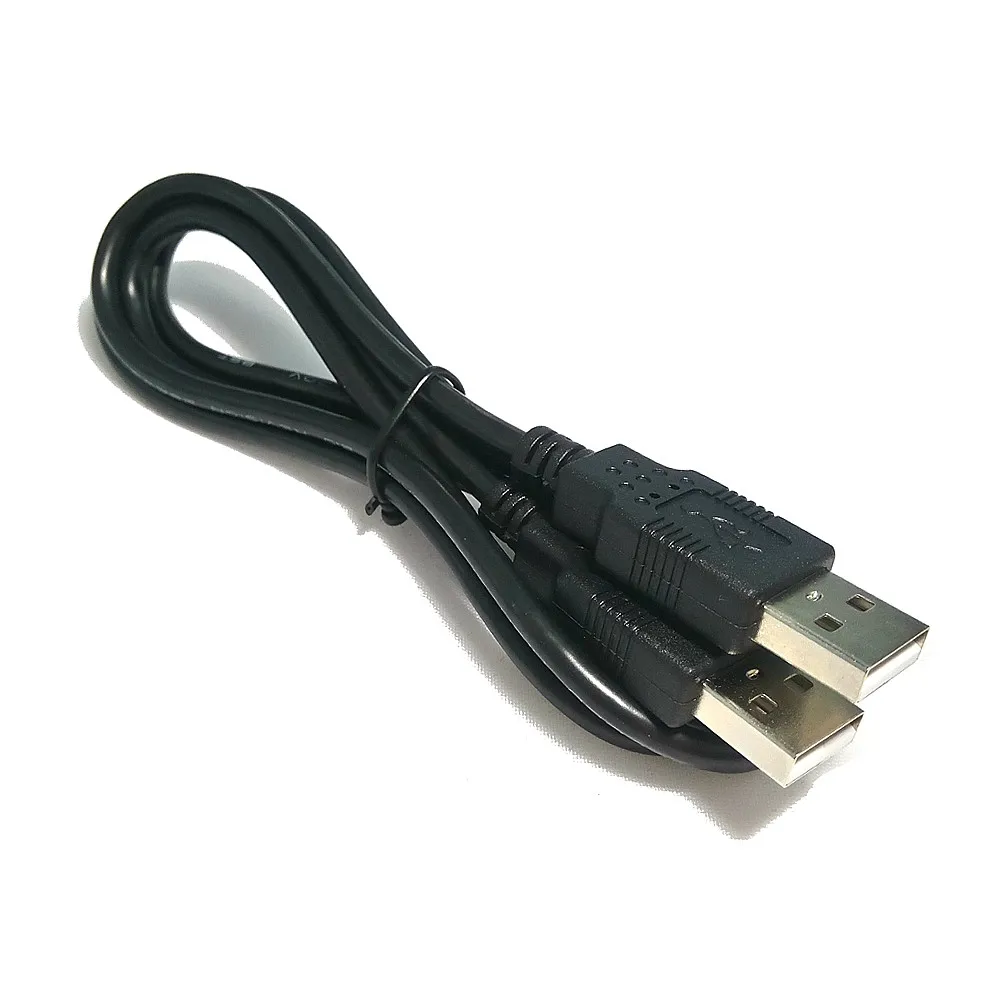 0.3M-5M Double USB Computer Extension Cable 1M USB 2.0 Type A Plug to A Plug Cable Hi-Speed 480 mbps Black