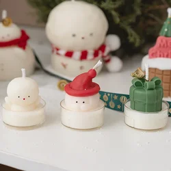 3D Christmas Tree Candle Silicone Mold DIY Christmas Candle Making Handmade Soap Plaster Resin Mold Christmas Gift Home Decor