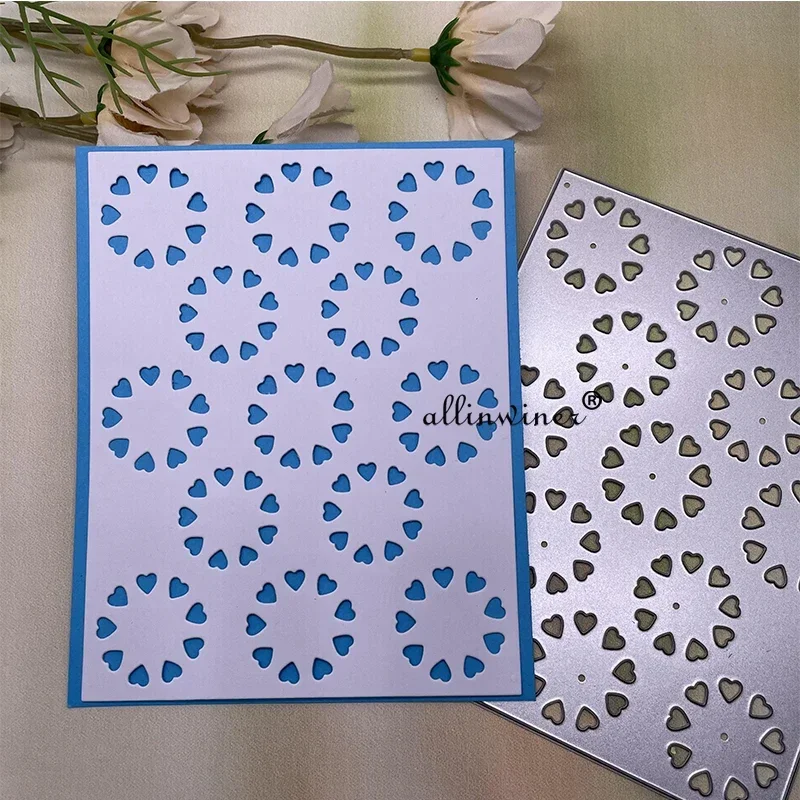 heart frame decoration Metal Cutting Dies Stencils For DIY Scrapbooking Decorative Embossing Handcraft Die Cutting Template