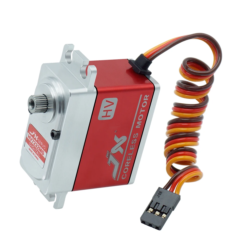 JX PDI-HV7232MG 32KG haute tension numérique sans noyau complet CNC coque en aluminium Standard Servo pour 1/8 1/10 RC voiture camion sur chenilles