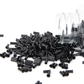 Strumenti per l'estensione dei capelli Accessori Microanello per estensioni dei capelli Anelli svasati in rame Micro perline Graffette per capelli Collegamenti Anelli Tubi