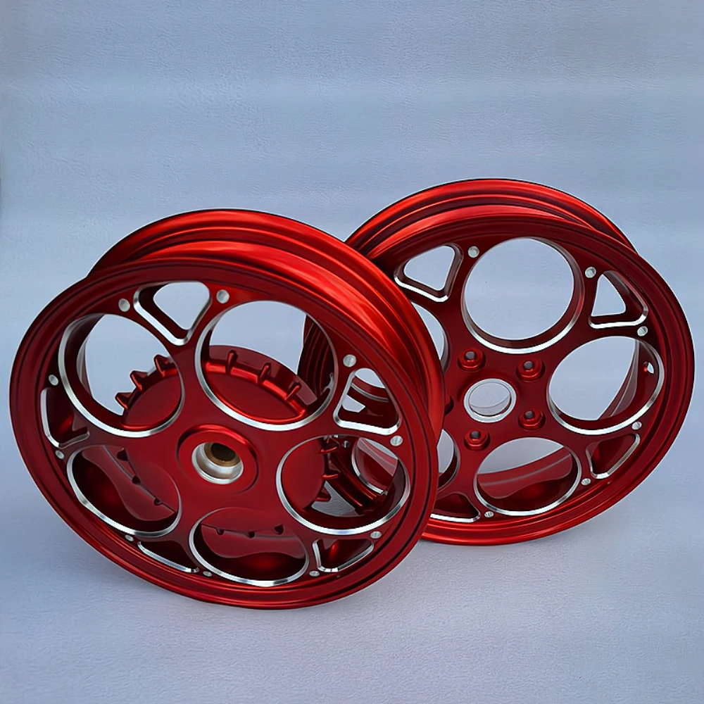 2PCS Aluminum Rim Wheel Hub Tire Front and Rear Scooter 12 inch Modified Wheel Spare Parts For PX 150 Sprint Primavera 150