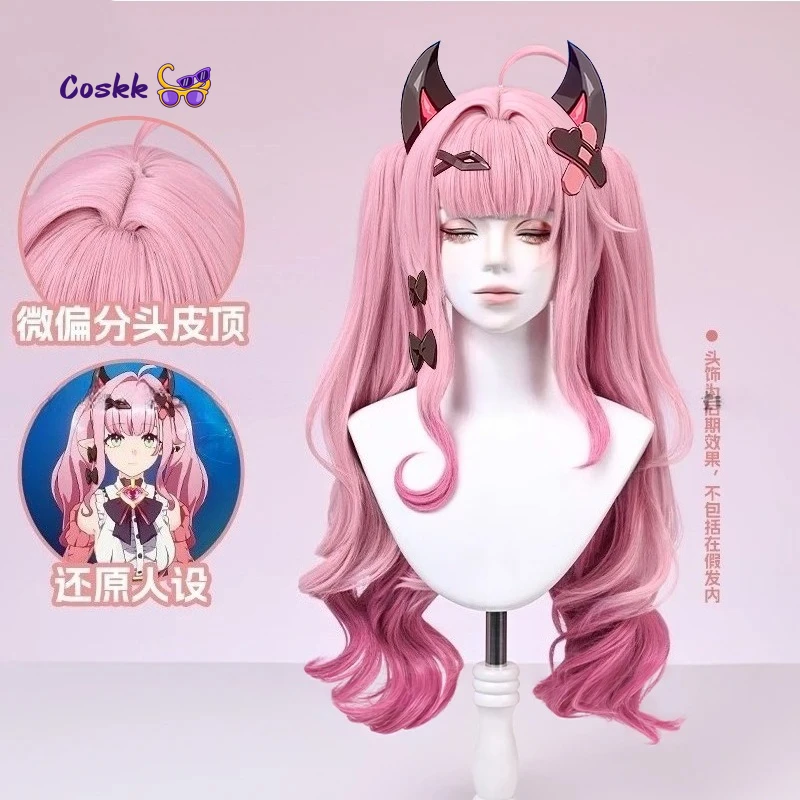 

Game Honkai: Nexus Anima Palayaya Cosplay Wig Heat Resistant Synthetic Hair Halloween Carnival Party Props For Women