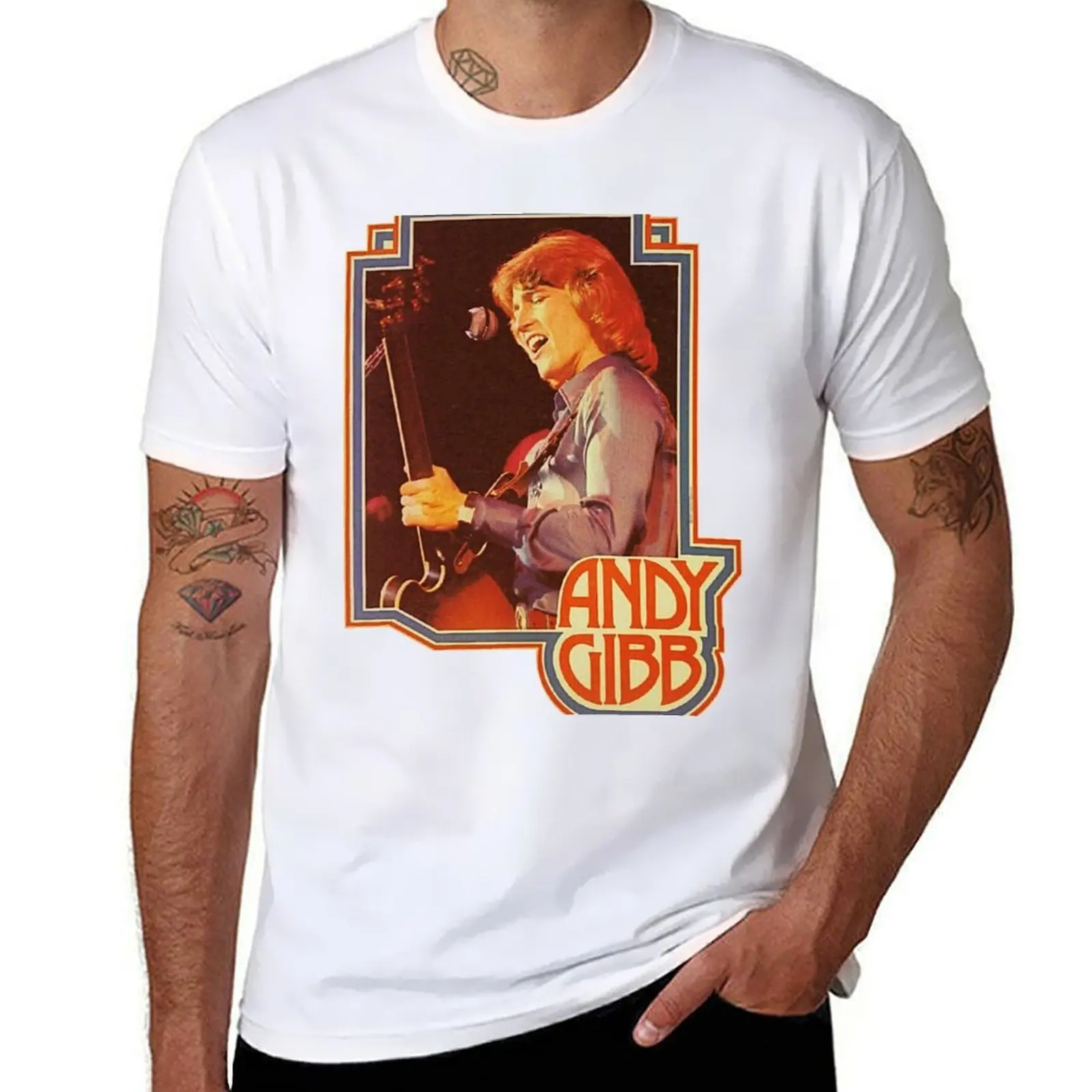 

Andy Gibb T-Shirt essential t shirt cotton t shirts man 100% T-Shirt
