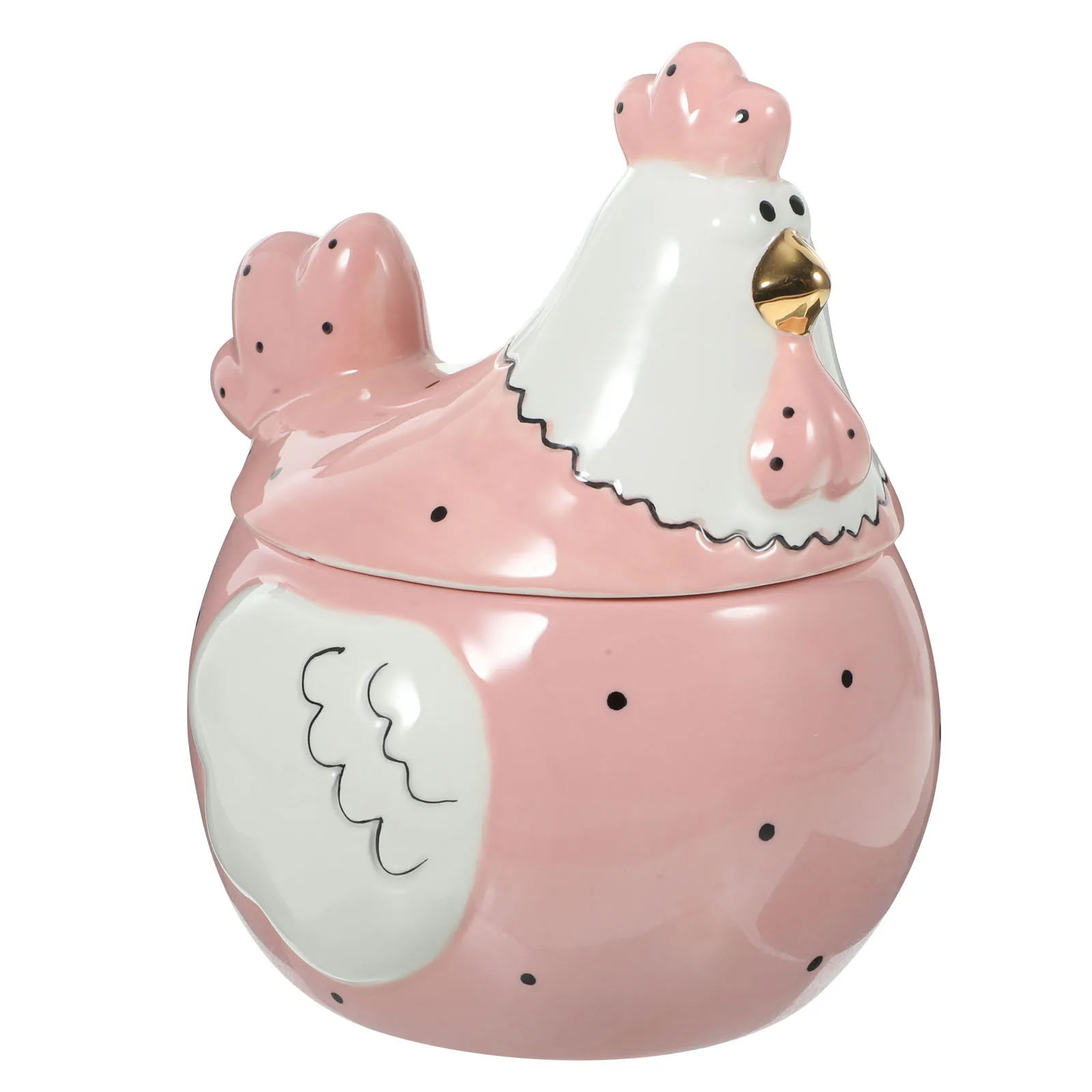Ceramic Decorative Candy Jar Jewelry Organizer Small Jewelry Box Creative Desktop Storage Easter Gift