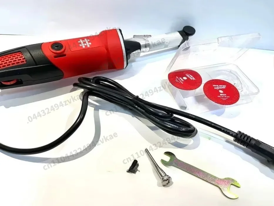 Cutting, And Polishing Micro Straight GrindersMini Electric Angle Grinder Handheld 190W Speed-adjustable Tile