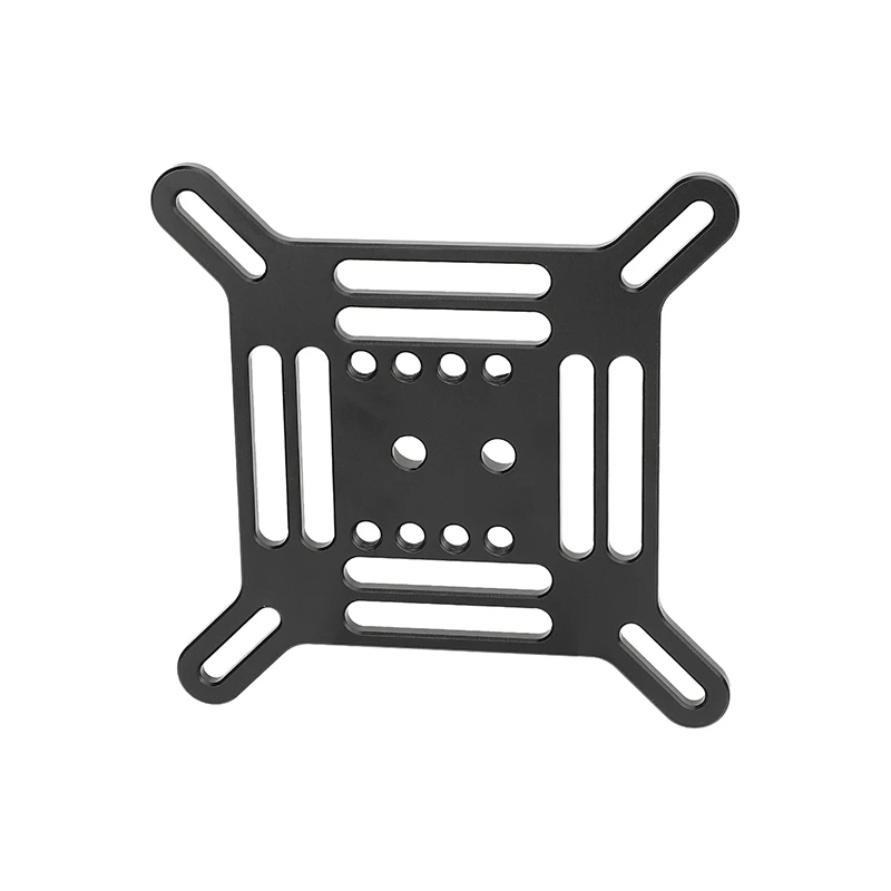 CAMVATE V Mount adattatore per piastra Vesa 75x75mm 100x100mm con cuneo V-Lock per Monitor LCD supporto per treppiede gabbia per fotocamera batteria con montaggio a V