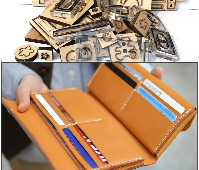 

Japanese steel knife mould hand leather goods hand bag long wallet knife mould hand leather tool knife mould