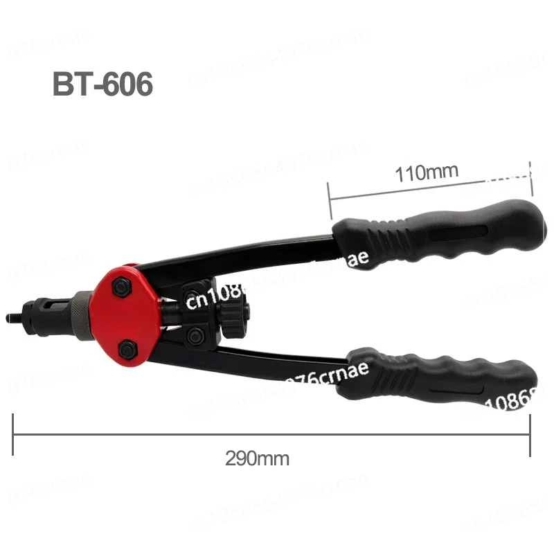 BT-606 Riveter  Tool Rivet Insert Tool Manual Nut Chuck M3 M4 M5 M6 M8