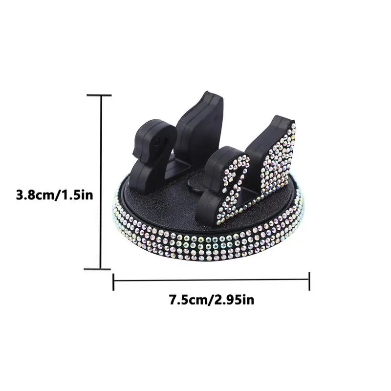 Mobiele telefoon autohouder Multifunctionele telefoonstandaard voor autodashboard 360 graden draaibare mobiele telefoon autohouder Niet-blokkerende auto