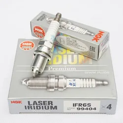 4Pcs NGK Iridium Spark Plug 99404 IFR6S for MITSUBISHI LANCER PAJERO GALANT MIRAGE COLT OUTLANDER ECLIPSE SPACE 4G63 6G72 6G75