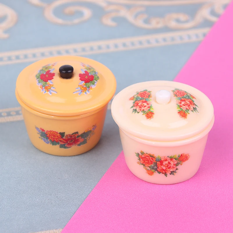 향수를 불러일으키는 생활 장면 장식 중국 더블 행복 에나멜 분지: 2/3pcs 인형 집 장난감 액세서리