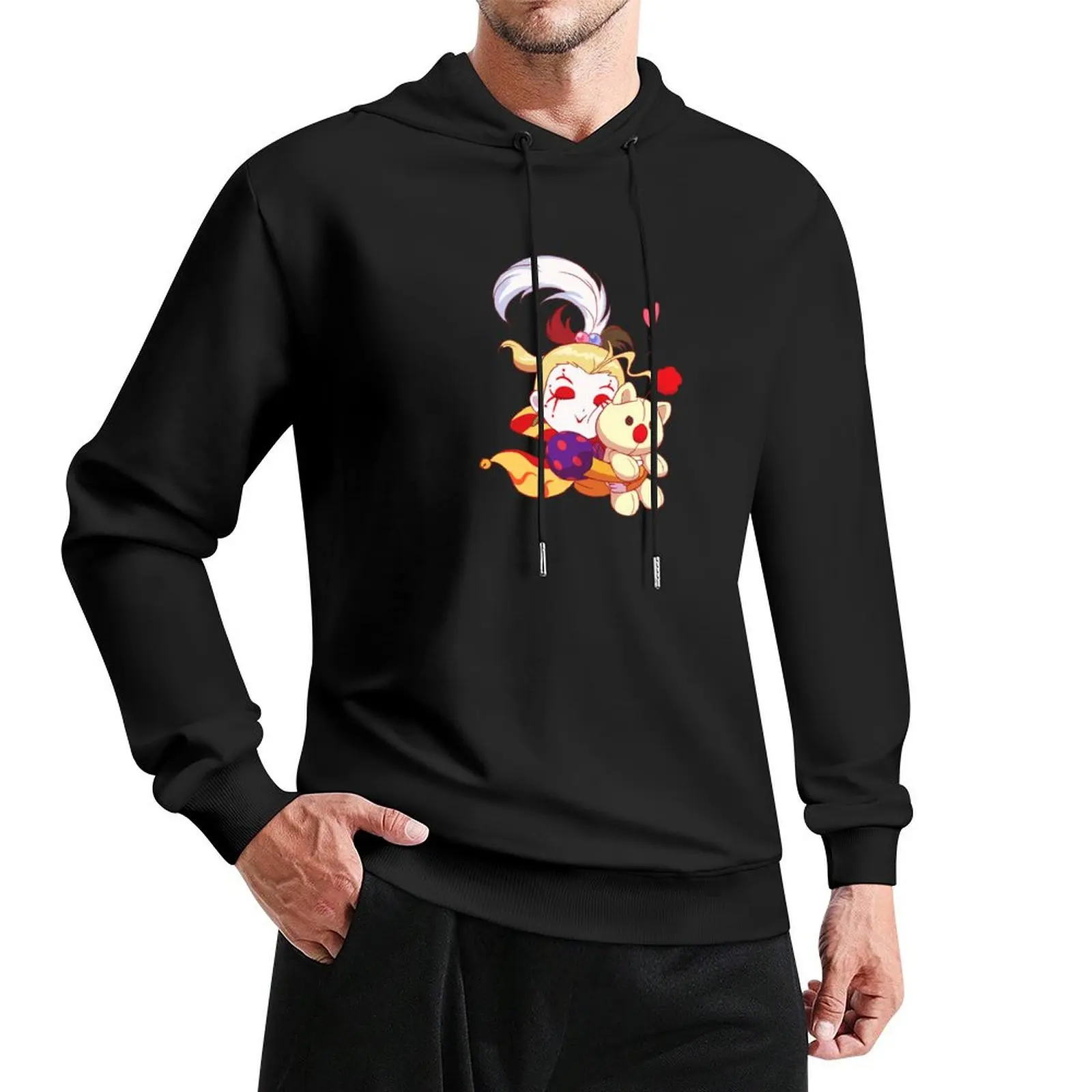 

Chibi Kefka Pullover Hoodie korean autumn clothes japanese style clothes for men korean clothes hoodie oversize